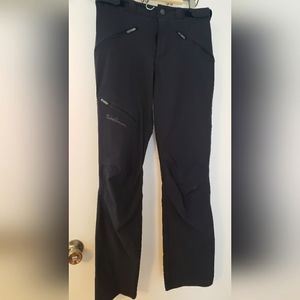 SALOMON hiking trousers like new Black Size 6